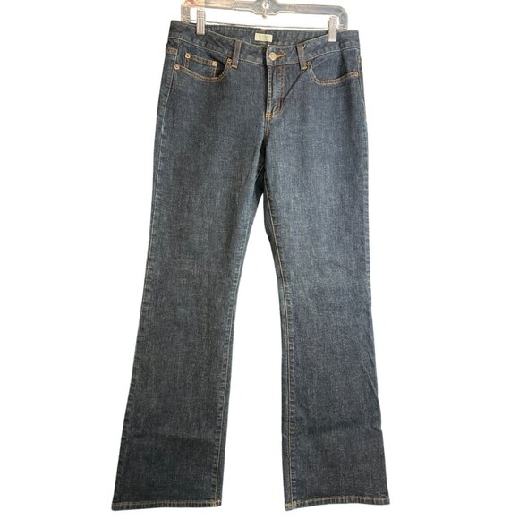 Halogen Womens Denim Jeans Size 8 Bootcut - Picture 1 of 6